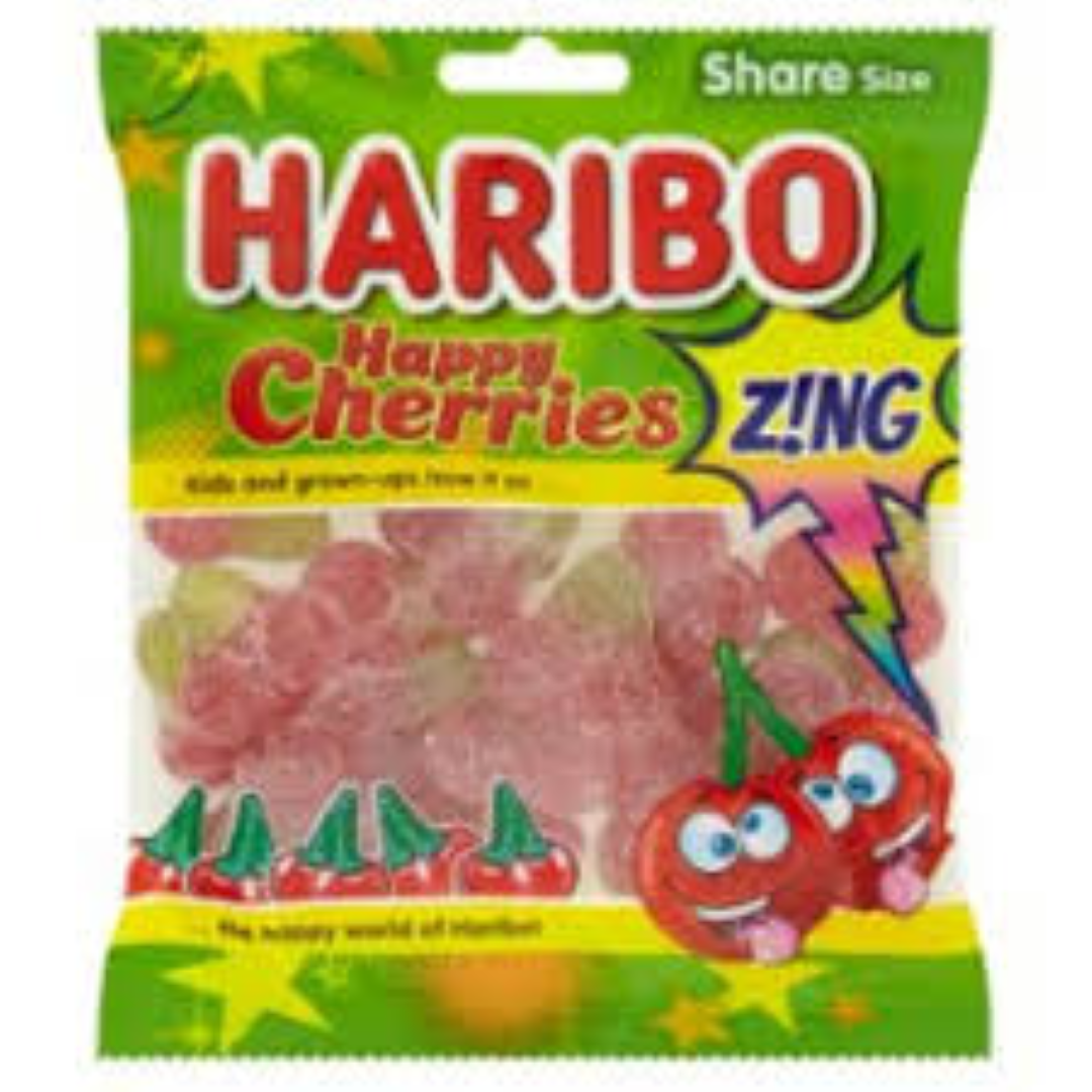 HARIBO HAPPY CHERRIES ZING 140G